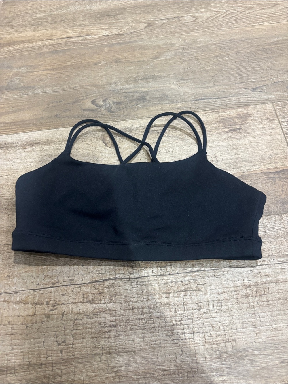 GAP Black Strappy Sports Bralette